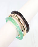 Callie Bracelet Set Green