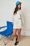PX19073 Cozy Sweatshirt and Mini Skirt Set