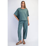 MINERAL WASHED BOXY TOP