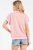 GINGHAM KNIT BUTTON UP CARDIGAN