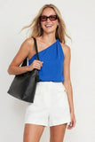 One Shoulder Knot Detail Top