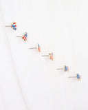 Patriot Stud Earring Set WR Gold