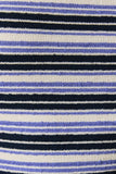 ROUND NECK SLEEVELESS STRIPE TOP WITH MID WAIST SHORTS