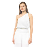 One Shoulder Knot Detail Top