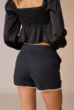 PP50073 - Scarlett Pearl Trimmed Shorts