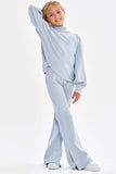 Cotton Terry Slit Hem Pants