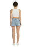SLEEVELESS TASSLE HEM KNIT TANK