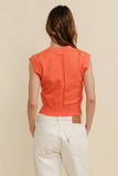 Women's Rib Neck Knit Sweater