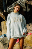 IT2594E-JESUSCAMO Embroidered Camouflage Mockneck Sweatshirt
