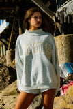 IT2594E-JESUSCAMO Embroidered Camouflage Mockneck Sweatshirt