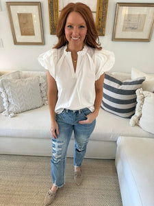 Penelope White Blouse