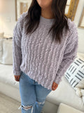 Lavender Threaded Sweater