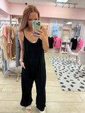 Savannah Black Jumpsuit