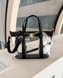 Molly Clear Mini Tote Black