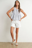 Sky Meadow Peplum Top - BMT7750