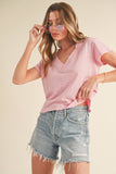8281DK Til V-Neck Baby Top