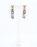 Deck the Halls Holly Jolly Earring Multi
