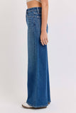 Dark Wash High Rise Wide Leg Jeans [WV97320DK]