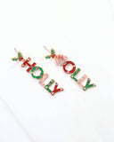 Deck the Halls Holly Jolly Earring Multi