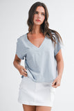 8281DK Til V-Neck Baby Top