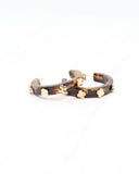 Bellamy Clover Hoop Earring Tortoise