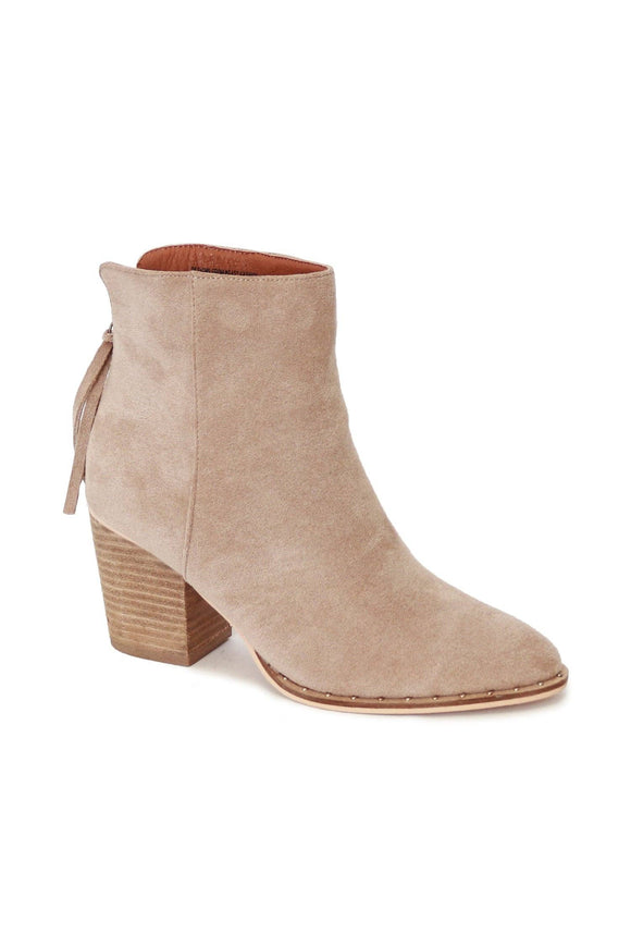 WESLEE-03 Suede Ankle Booties