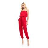 Strapless Elastic Banded Jumpsuit