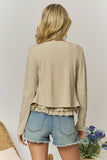 POLKA DOT RUFFLE CAMI & CARDIGAN - RET4276