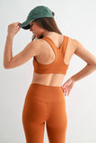 Venice Cloud Light Square Neck Sports Bra