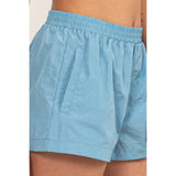 Mid Waist Nylon Shorts