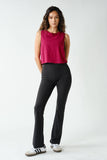 Pima Cotton Relaxed Side-Knot Tank