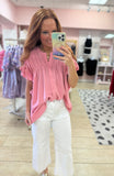 Kaley Pink Blouse