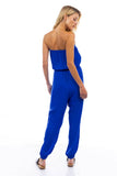 Strapless Elastic Banded Jumpsuit