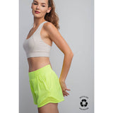 RECYCLED ACTIVE SHORT WITH MESH