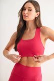 Venice Cloud Light Square Neck Sports Bra