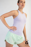 BUTTER SLEEVELESS RACER BACK TANK TOP