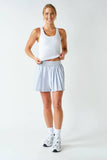 Ribbed Scoop-Neck Built-in-Bra Tank Top