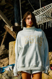 IT2594E-JESUSCAMO Embroidered Camouflage Mockneck Sweatshirt