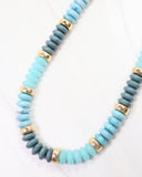 Eye Candy Beaded Necklace Aqua