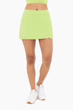 GREEN - A-Line Side Slit Tennis Skort