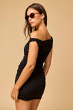 PD18833 - Riley Ruched One Shoulder Dress