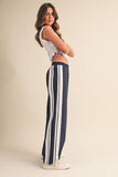 IP1467 SIDE LACE CONTRAST TRACK PANTS