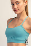 RECYCLED BUTTER Y BACK BRA TOP