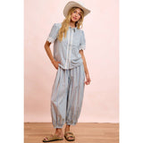 STRIPES BALLOON PANTS