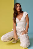 PT17865 - Alina Slim Fit V-neck Top
