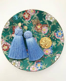 Cornflower Blue Topknot Stud/Post Earrings