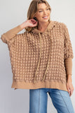 Easel Bubble Knit Hoodie