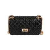 Matte Leather Small Clutch Shoulder Bag