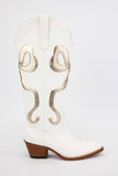 RUBY BOW SWIRLING PATTERNED WESTERN BOOTS