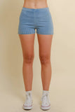CP18540 - ZIP UP DENIM SHORTS